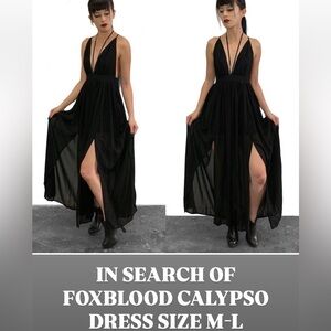 ISO FOXBLOOD CALYPSO DRESS SIZE M-L
